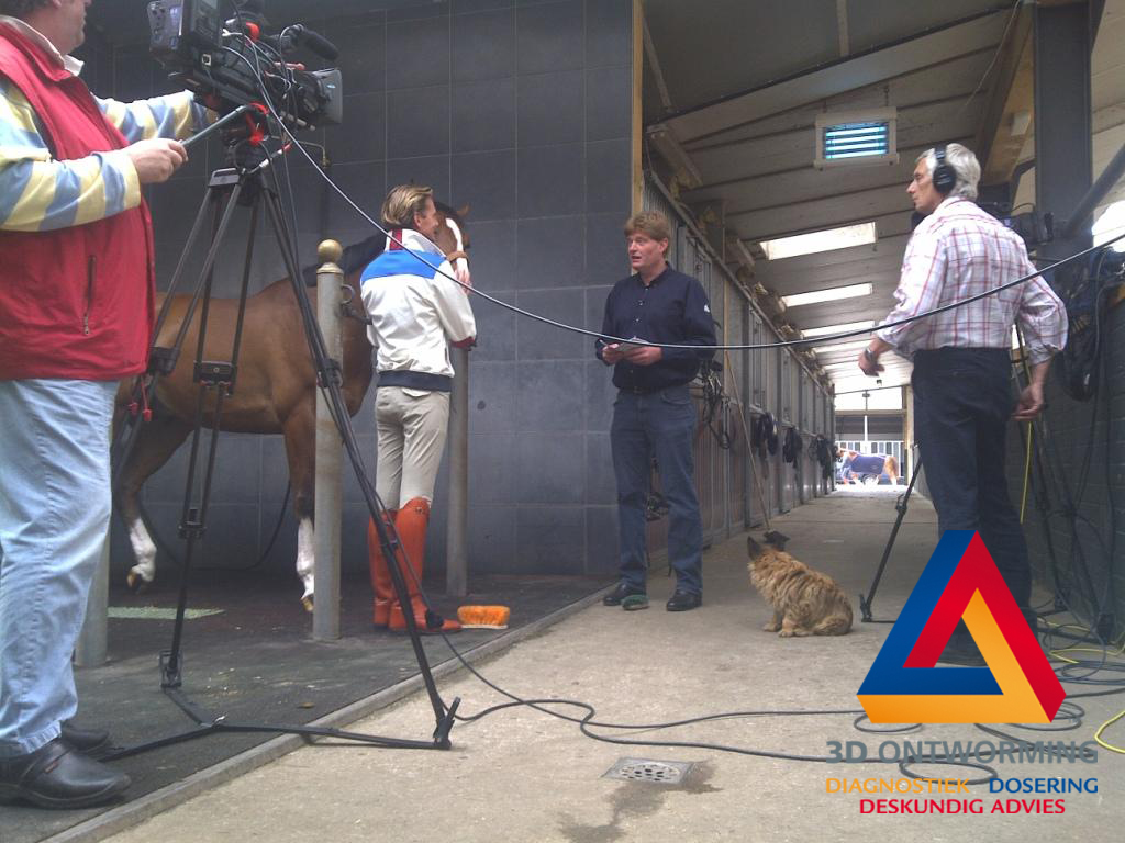 3D Ontworming Paard, opnames 3D video's Edward Gal