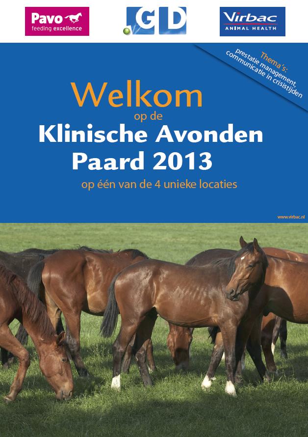 Klinische Avonden Paard 2013