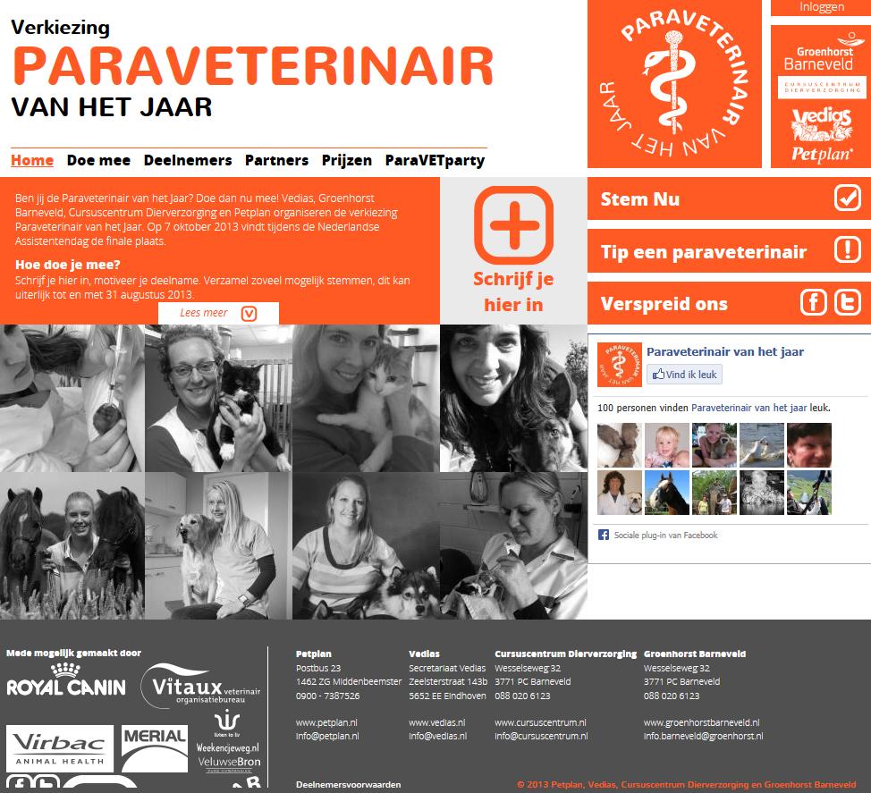 Paraveterianir van het Jaar 2013