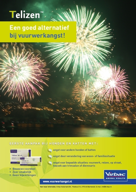 Vuurwerkangst bij hond en kat