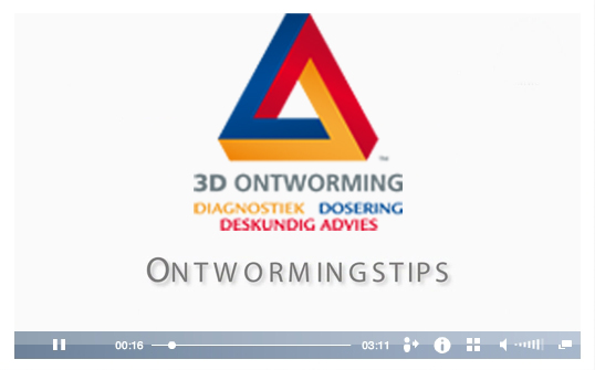 3D Ontworming Paard, ontwormingstips