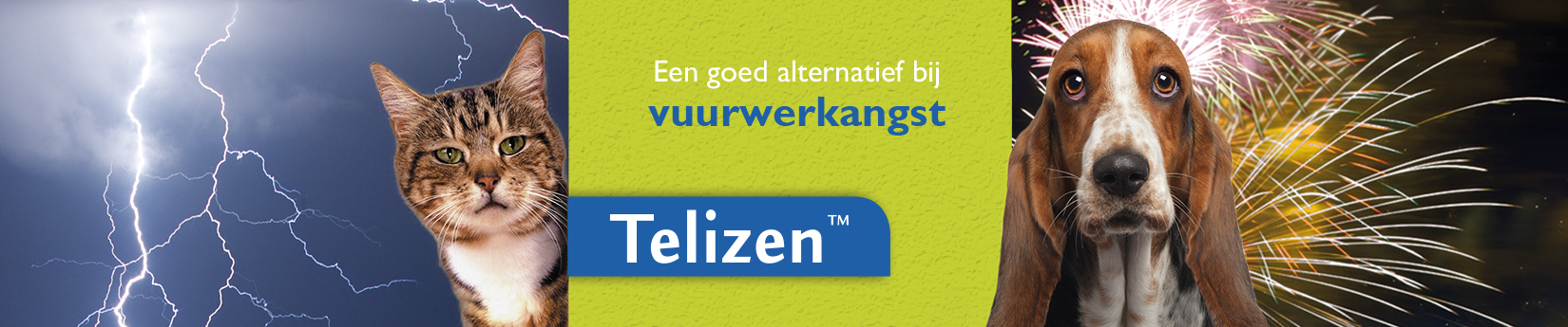 Telizen - een goed alternatief bij vuurwerkangst